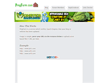 Tablet Screenshot of pingfarm.com